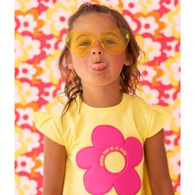 Picture of Agatha Ruiz De La Prada Margarita Flower Dress - Yellow