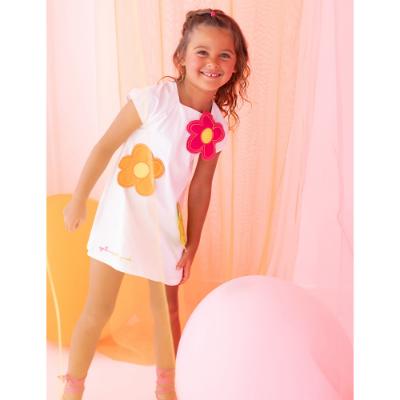 Picture of PRE-ORDER Agatha Ruiz De La Prada Petunia Flower Dress -White