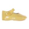 Picture of Panache Baby Shoes Button Front Mary Jane - Canary Yellow Patent 