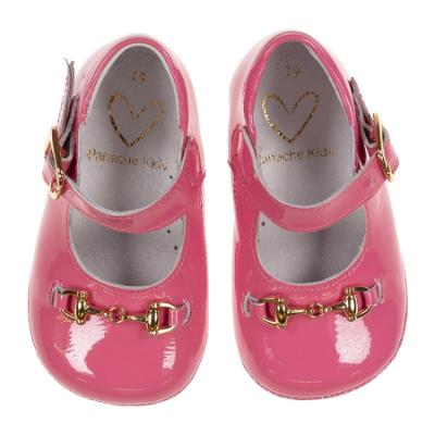 Picture of Panache Baby Shoes Snaffle Front Mary Jane - Fuchsia Pink Patent