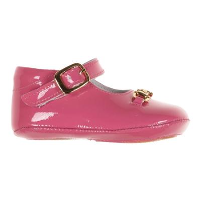 Picture of Panache Baby Shoes Snaffle Front Mary Jane - Fuchsia Pink Patent