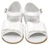 Picture of Panache Bunty Big Bow Toddler Girls Sandal - White Patent