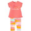 Picture of Agatha Ruiz De La Prada Lavanda Hearts Leggings Set - Coral