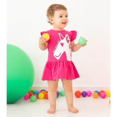 Picture of Agatha Ruiz De La Prada Girasol Unicorn Dress - Fuchsia Pink