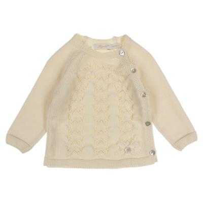 Picture of Rigola Baby Girls Openwork Knitted Top & Legging Set X 2 - Beige 