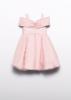 Picture of Abel & Lula Girls Special Occasion Organza Bow Dress - Pink