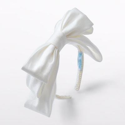 Picture of Abel & Lula Girls Shimmer Oversized Bow Headband - Ivory