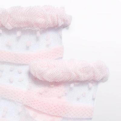 Picture of Abel & Lula Girls Tulle Ankle Sock - Pink