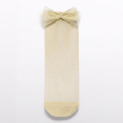 Picture of Abel & Lula Girls Shimmer Tulle Ankle Sock - Gold