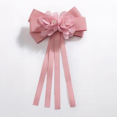 Picture of Abel & Lula Girls Floral & Bow Hairclip - Pink