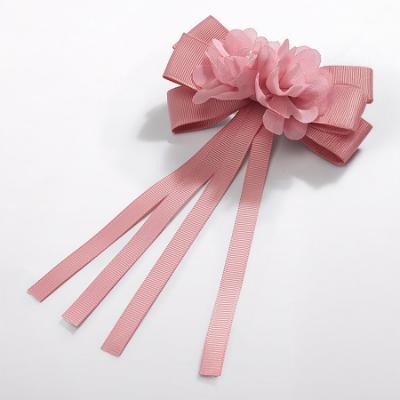 Picture of Abel & Lula Girls Floral & Bow Hairclip - Pink