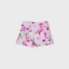 Picture of Mayoral Girls Summer Cherries Print Shorts & Peplum Top Set X 2 - Lilac Orchid Pink