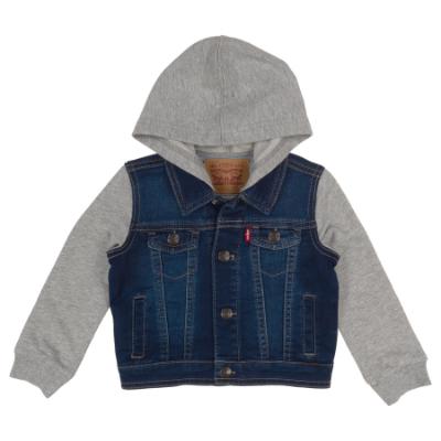 Picture of Levi's Baby Boys Hooded Denim Jacket - Blue