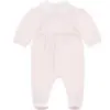 Picture of Emile Et Rose Girls Jilly Floral Embroidered Babygrow - Pink