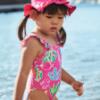 Picture of Mayoral Girls Summer Sealife Print Swimsuit - Fucsia Pink