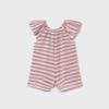 Picture of Mayoral Girls Summer Crochet Style Playsuit - Orchid Pink