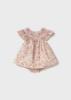 Picture of Mayoral Newborn Girls Summer Smocked Floral Strawberry Dress & Panties Set  X 2 - Pink