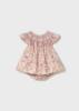 Picture of Mayoral Newborn Girls Summer Smocked Floral Strawberry Dress & Panties Set  X 2 - Pink