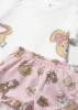 Picture of Mayoral Girls Summer Bear & Bunnies Top & Shorts Set  X 2 - Baby Rose Pink