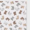 Picture of Mayoral Newborn Baby Unisex Teddy & Bunny Muslin Swaddle - Beige Grey