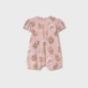 Picture of Mayoral Newborn Girls Jersey Teddy & Bunny Romper - Baby Rose Pink