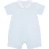 Picture of Emile Et Rose Boys John Embroidered Romper - Blue