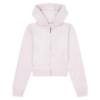 Picture of Juicy Couture Girls Diamante Zip Through Velour Hoodie - Lavender Fog