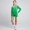 Picture of Juicy Couture Girls Diamante Zip Through Velour Hoodie - Green Bee