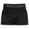 Picture of Juicy Couture Girls Diamante Logo Fold Over Waist Shorts - Black