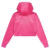 Picture of Juicy Couture Girls Arch Zip Through Diamante Velour Hoodie - Fucshia Purple