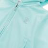 Picture of Juicy Couture Girls Arch Zip Through Diamante Velour Hoodie - Angel Blue