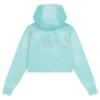 Picture of Juicy Couture Girls Arch Zip Through Diamante Velour Hoodie - Angel Blue