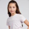 Picture of Juicy Couture Girls Diamante Cropped T-shirt - Lavender Fog