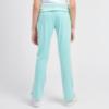 Picture of Juicy Couture Girls Diamante Logo Fold Over Velour Joggers - Angel Blue