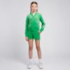 Picture of Juicy Couture Girls Diamante Velour Fold Up Shorts - Green Bee