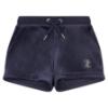 Picture of Juicy Couture Girls Diamante Velour Fold Up Shorts - Night Sky Navy