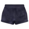 Picture of Juicy Couture Girls Diamante Velour Fold Up Shorts - Night Sky Navy