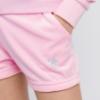 Picture of Juicy Couture Girls Diamante Velour Fold Up Shorts - Pinky Lilac Chiffon