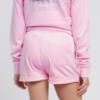 Picture of Juicy Couture Girls Diamante Velour Fold Up Shorts - Pinky Lilac Chiffon