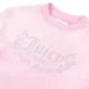 Picture of Juicy Couture Girls Crew Neck Velour Sweater - Pinky Lilac Chiffon