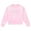 Picture of Juicy Couture Girls Crew Neck Velour Sweater - Pinky Lilac Chiffon