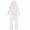 Picture of Juicy Couture Little Girls Diamante Zip Through Hoodie & Bootcut Jogger Set X 2 - Lavender Fog