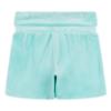 Picture of Juicy Couture Girls Diamante Logo Fold Over Waist Shorts - Angel Blue