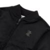 Picture of Juicy Couture Girls Cropped Zip Through Velour Sweater - Jet Black