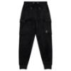 Picture of Juicy Couture Girls Cargo Cuffed Velour Joggers - Jet Black