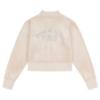 Picture of Juicy Couture Girls Cropped Zip Through Velour Sweater - Gray Morn