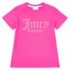 Picture of Juicy Couture Girls Diamante Fitted SS Tee - Fuchsia Purple