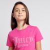 Picture of Juicy Couture Girls Diamante Fitted SS Tee - Fuchsia Purple