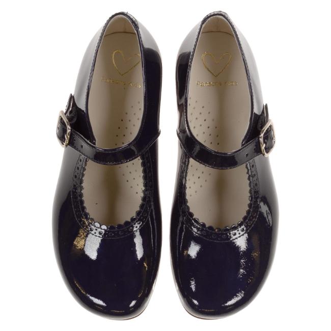 Picture of Panache Girls Mary Jane Shoe - Light Navy 