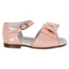 Picture of Panache Bunty Big Bow Girls Sandal - Strawberry Pink Patent